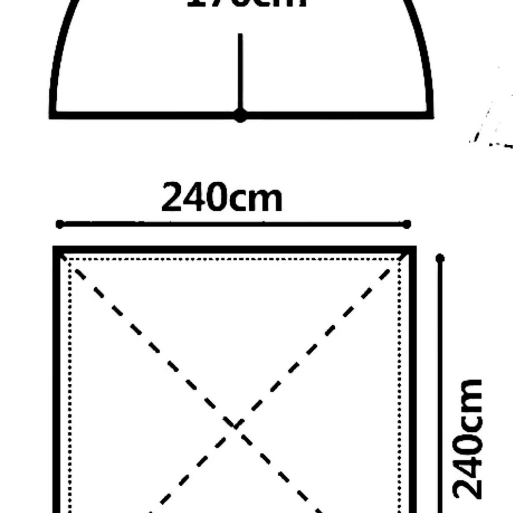 Купить Шатер Mircamping 2904, 240х240х170