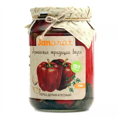 Купить ПЕРЕЦ ДЕЛИКАТЕСНЫЙ JANARAT 720 Г. доставка продуктов Тюмень . доставка продуктов в Тюмени . доставка фруктов Тюмень . доставка фруктов в Тюмени