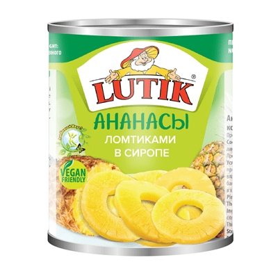 Купить АНАНАСЫ ЛОМТИКАМИ В СИРОПЕ LUTIK 3100 МЛ. доставка продуктов Тюмень . доставка продуктов в Тюмени . доставка фруктов Тюмень . доставка фруктов 