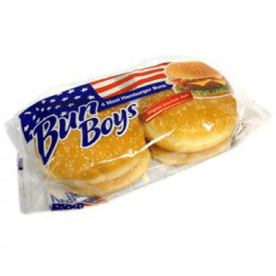 Купить БУЛОЧКА ПШЕНИЧНАЯ BUN BOYS МАКСИ ГАМБУРГЕР 4 ШТ. Х 75Г. доставка продуктов Тюмень . доставка продуктов в Тюмени . доставка фруктов Тюмень . дос