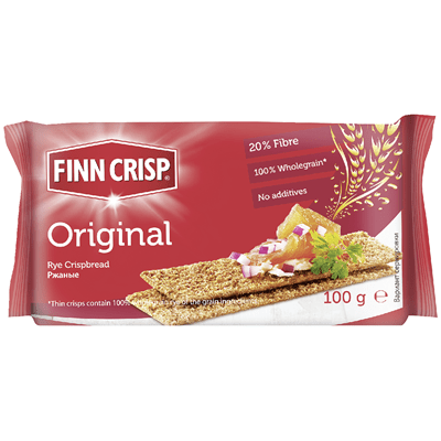 Купить СУХАРИКИ FINN CRISP РЖАНЫЕ 100 Г. доставка продуктов Тюмень . доставка продуктов в Тюмени . доставка фруктов Тюмень . доставка фруктов в Тюмени