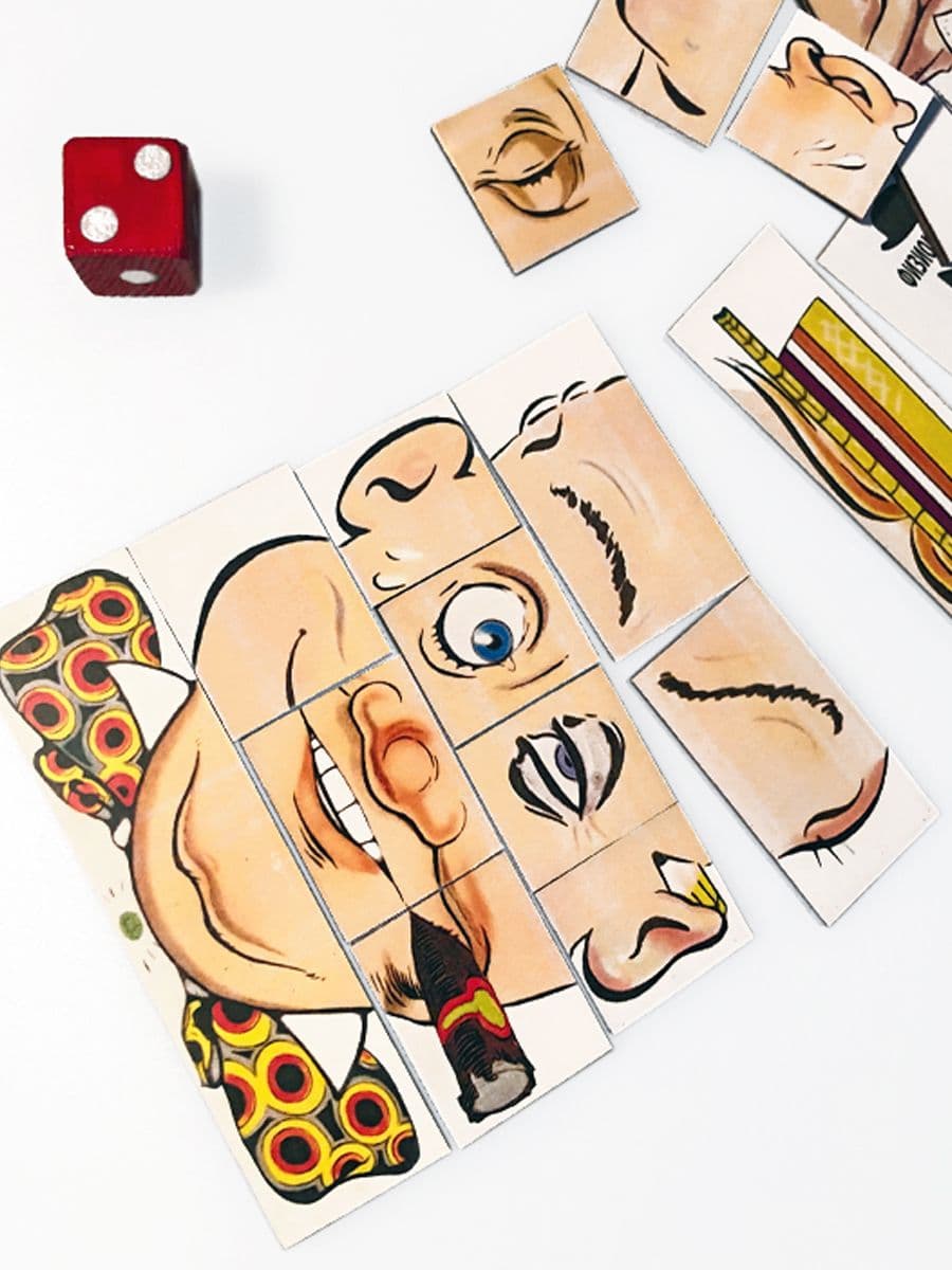 Купить Старинная американская Игра "ФИЗИОМОРДИЯ"