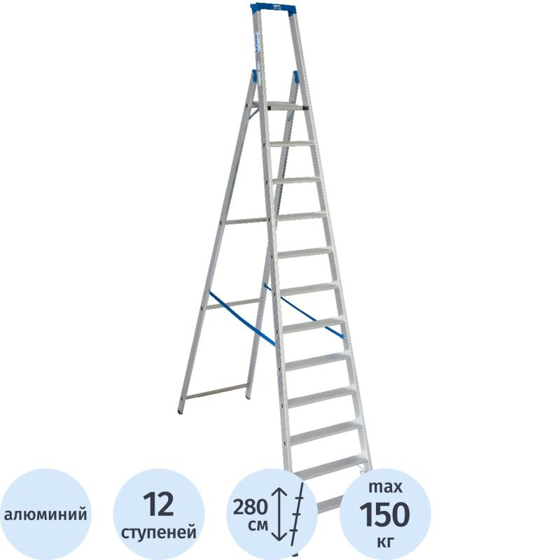Купить Стремянка KRAUSE STABILO 12 ступ. (124579)