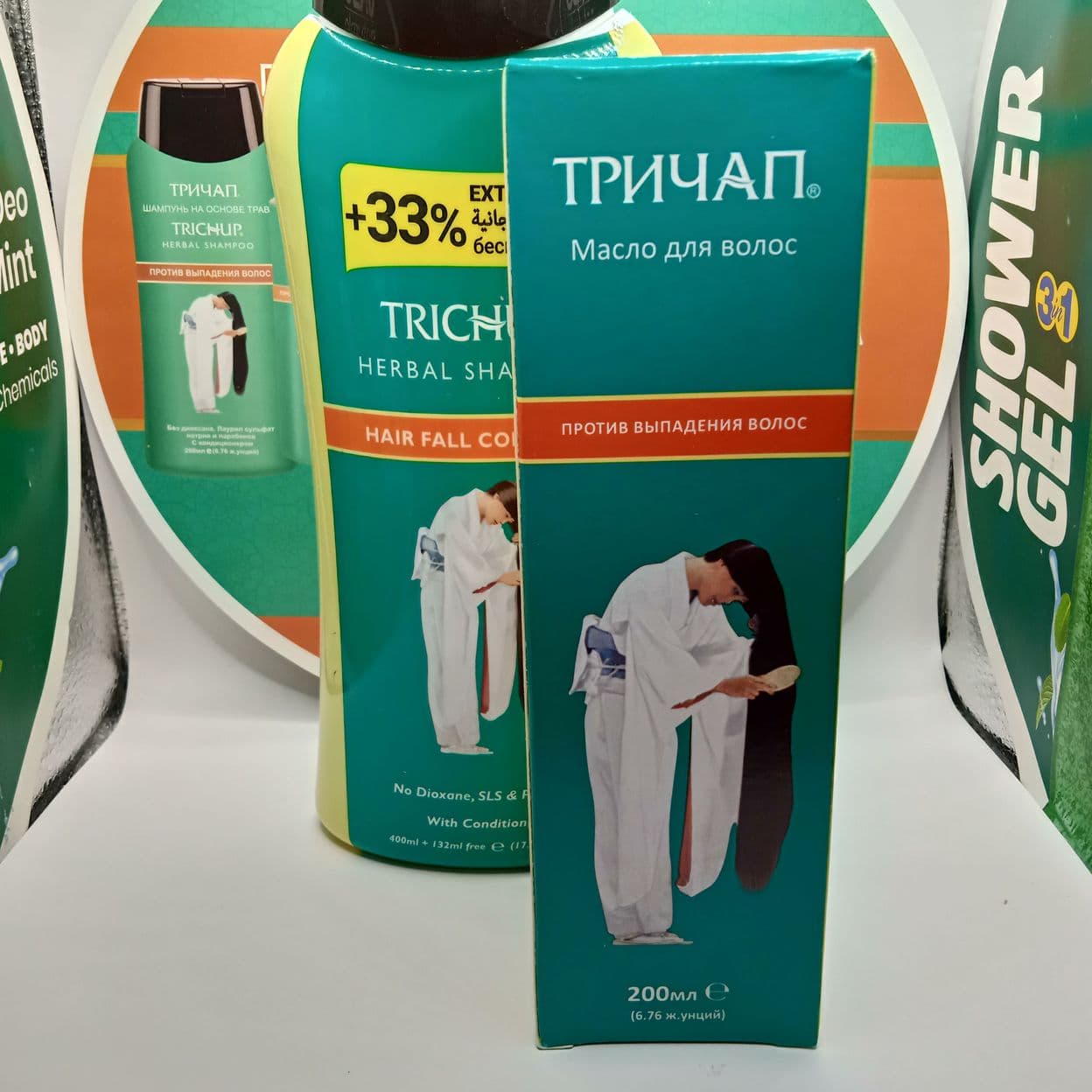 Купить Набор Trichup Шампунь Против выпадения волос 532 мл + Масло 200 мл