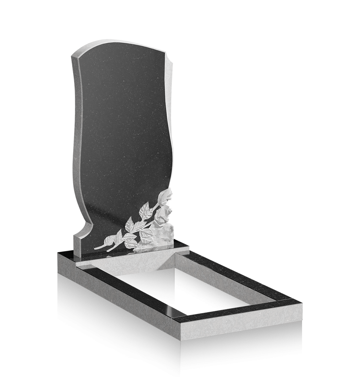 Купить Памятник ручной работы с резными розами Ф-10