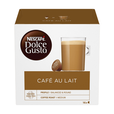 Купить NESCAFÉ DOLCE GUSTO КАФЕ О ЛЕ (КОФЕ С МОЛОКОМ) КОФЕ В КАПСУЛАХ 16 ПОРЦИЙ Х 3 ШТ. доставка продуктов Тюмень . доставка продуктов в Тюмени . дост