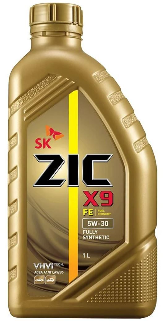 Купить Масло моторное ZIC X9 FE 5W-30 / XQ FE 5W-30  , синтетическое, класс вязкости 5W-30, 1 л. 132906