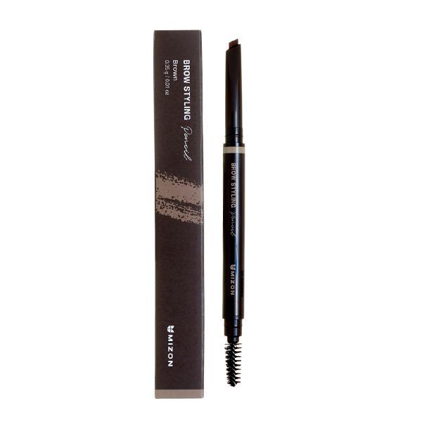 Купить MIZON  Автокарандаш для бровей с щеточкой (коричневый)/BROW STYLING PENCIL [BROWN]