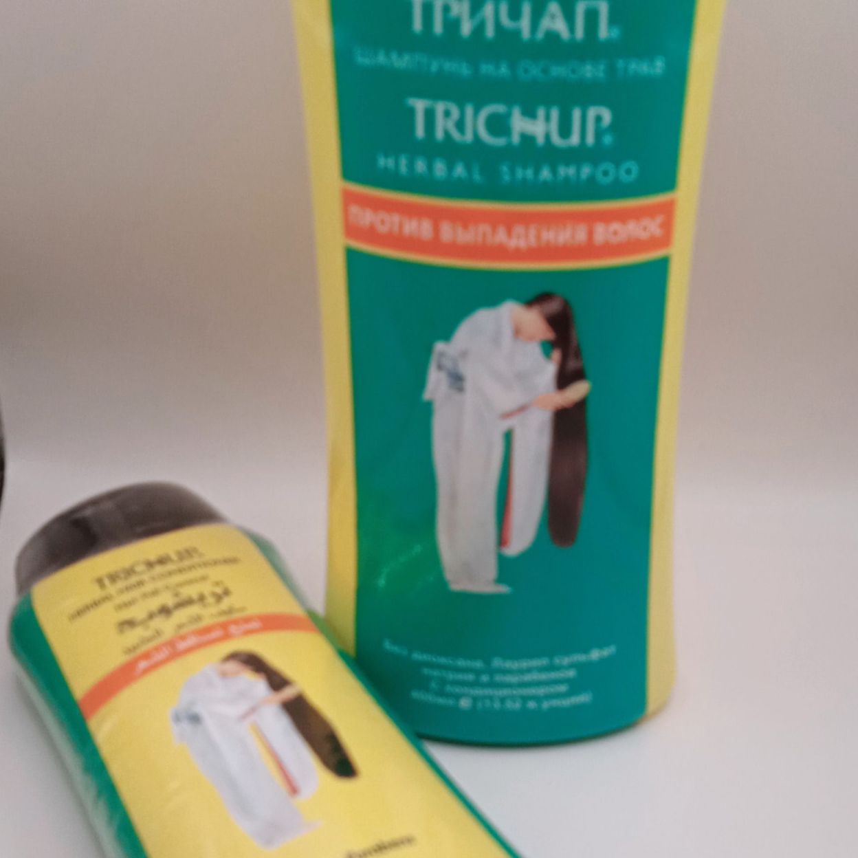 Купить Набор Trichup Шампунь с экстрактами трав Против выпадения волос 400 и 200 мл (Hair Fall Control + Кондиционер против выпадения волос 200 мл