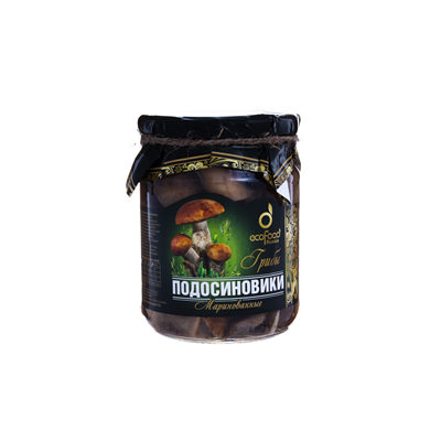 Купить ГРИБЫ ПОДОСИНОВИКИ ECOFOOD МАРИНОВАННЫЕ 520 Г. доставка продуктов Тюмень . доставка продуктов в Тюмени . доставка фруктов Тюмень . доставка фру