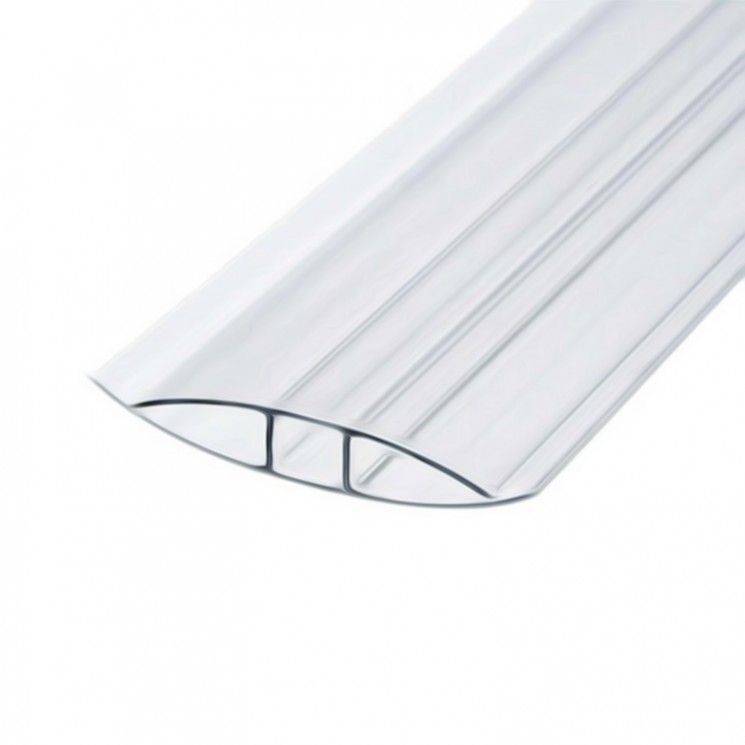 Купить Профиль соединительный неразъёмный 4мм прозрачный (6м)