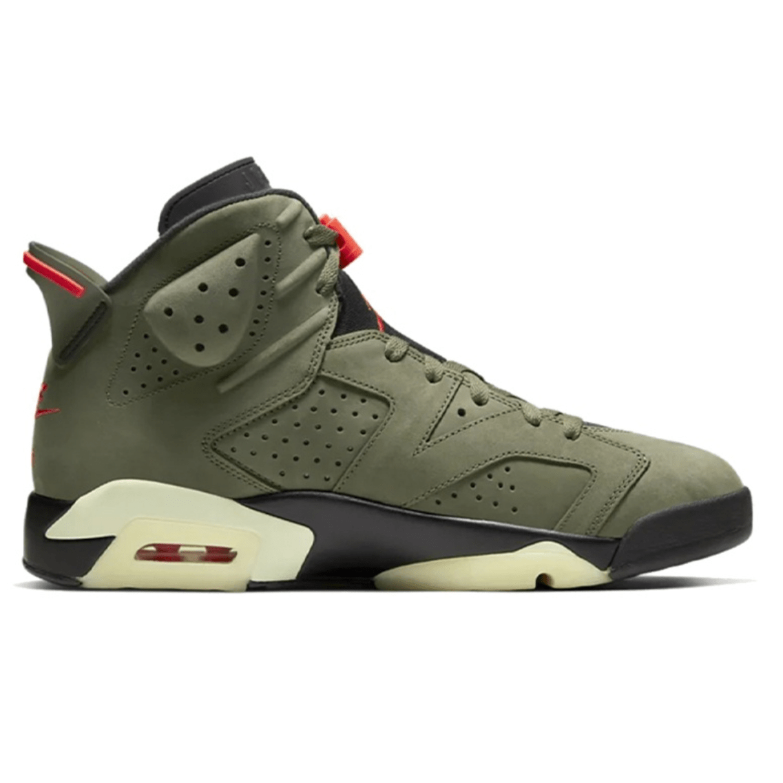 Купить Travis Scott x NIke Air Jordan 6 Olive
