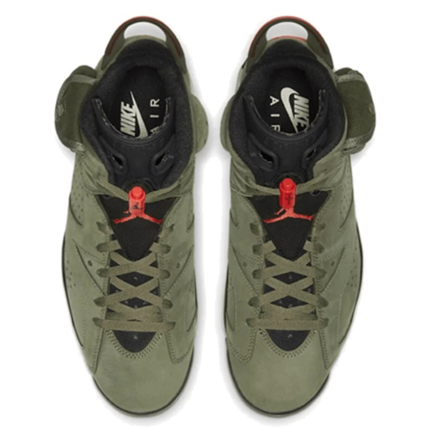 Купить Travis Scott x NIke Air Jordan 6 Olive