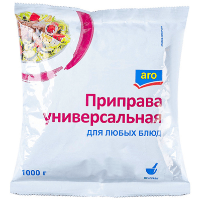 Купить ПРИПРАВА ARO УНИВЕРСАЛЬНАЯ 1000 Г. с доставкой на дом . Доставка продуктов Тюмень , доставка продуктов в Тюмени , dostavka-produktov-tyumen , d