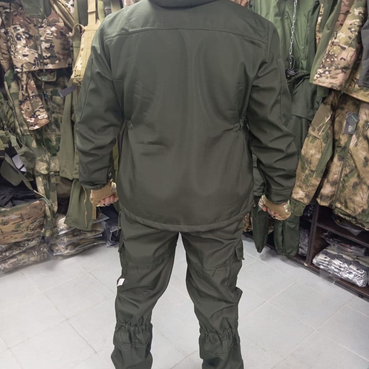 Купить костюм тактический горка полуфлис олива