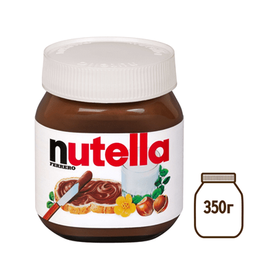 Купить ПАСТА ОРЕХОВАЯ NUTELLA С ДОБАВЛЕНИЕМ КАКАО 350 Г. с доставкой на дом . Доставка продуктов Тюмень , доставка продуктов в Тюмени , dostavka-produ
