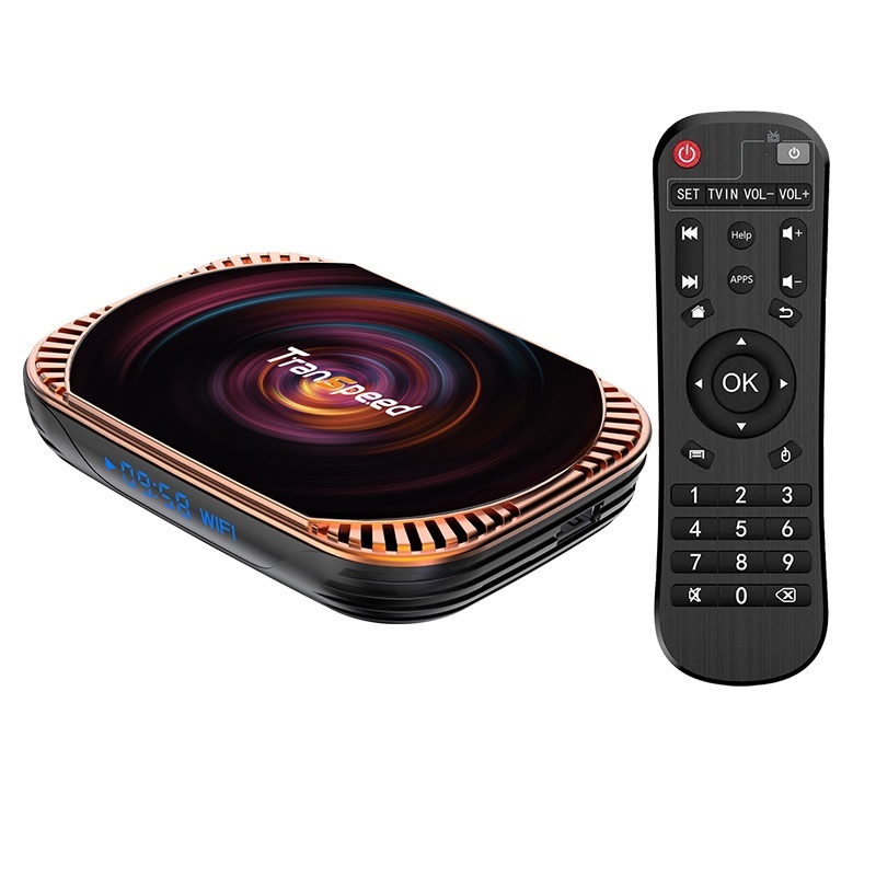 Купить ТВ-приставка Transpeed Amlogic S905X4 4/32ГБ 1000М ТВ-приставка Android 11