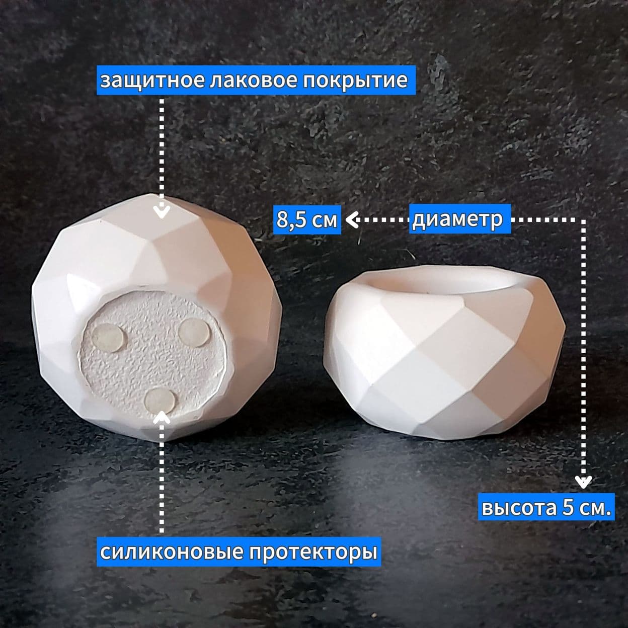 Купить Ваза "Scandi" и шкатулка на подносе (набор 3 предмета) Подарок на любой праздник