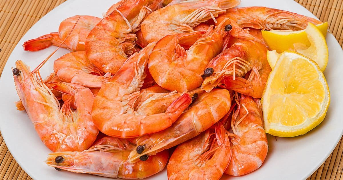 Купить Отварные креветки