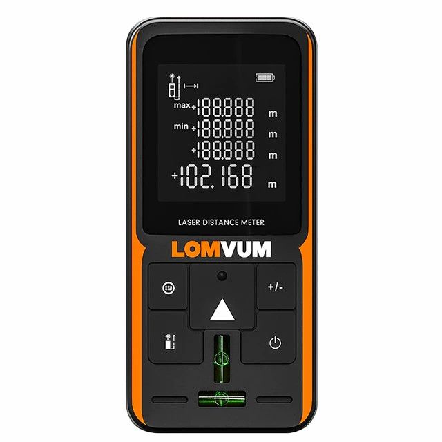 Купить Лазерный дальномер / измеритель / лазерная рулетка LOMVUM LV55 дальность 40 метров
