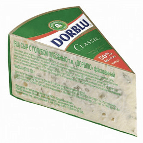 Купить СЫР DORBLU CLASSIC 50% С ГОЛУБОЙ ПЛЕСЕНЬЮ 100 Г. с доставкой на дом . Доставка продуктов Тюмень , доставка продуктов в Тюмени , dostavka-produk