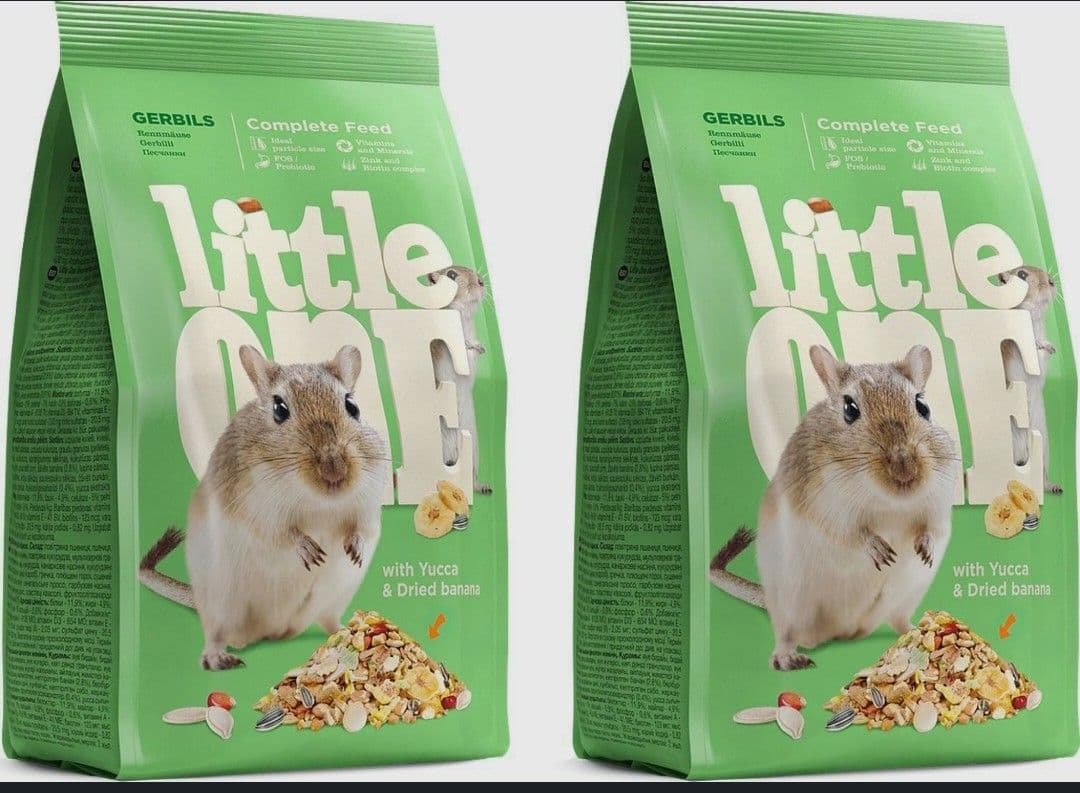 Купить Little One Корм для песчанок, 400 гр 2 шт