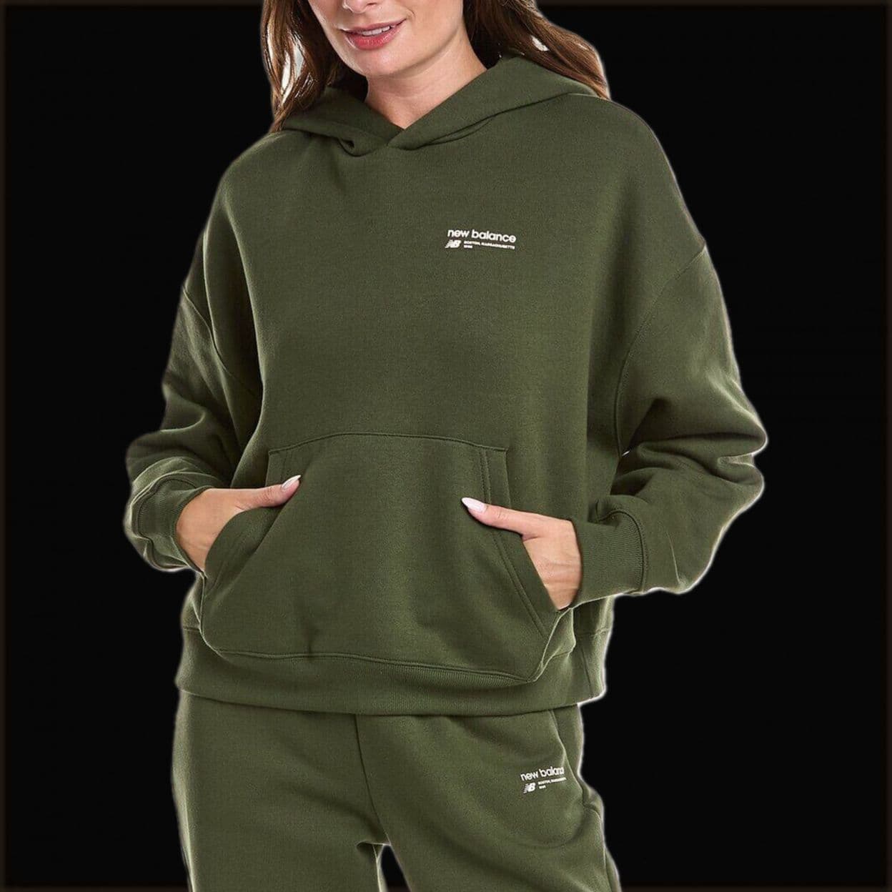 Купить New Balance Heritage Hoodie Women's Green M 148923222