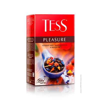 Купить TESS ЧАЙ ЧЕРНЫЙ ШИПОВНИК-ЯБЛОКО PLEASURE 200 Г. доставка продуктов Тюмень . доставка продуктов в Тюмени . доставка фруктов Тюмень . доставка фр