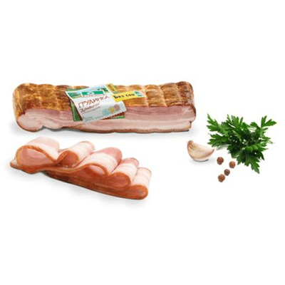 Купить ГРУДИНКА ВЕЛКОМ ВАРЕНО-КОПЧЕНАЯ 450Г.  доставка продуктов тюмень . доставка продуктов в тюмени . доставка фруктов тюмень . доставка фруктов в т