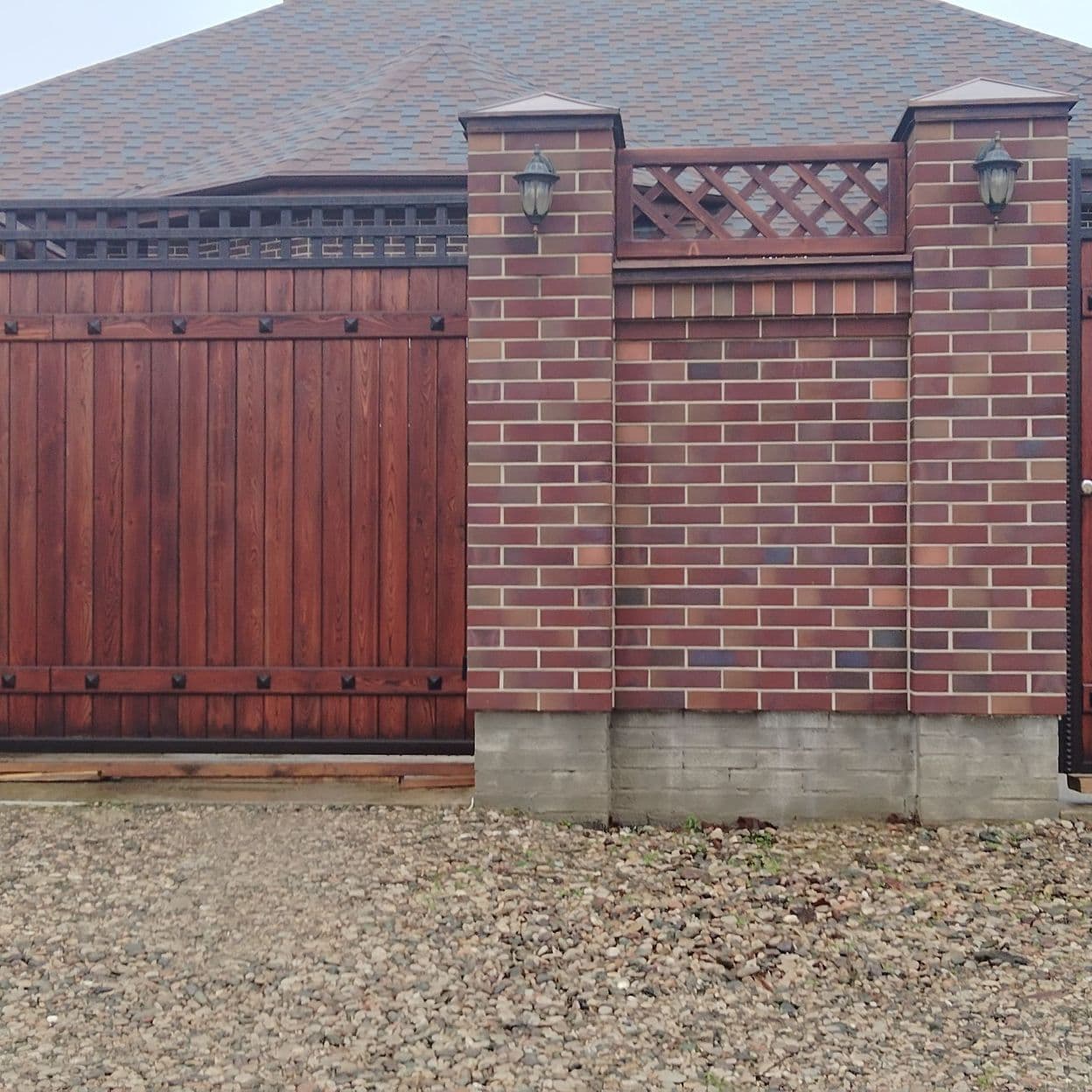 Купить Ворота Откатные Wood 2020