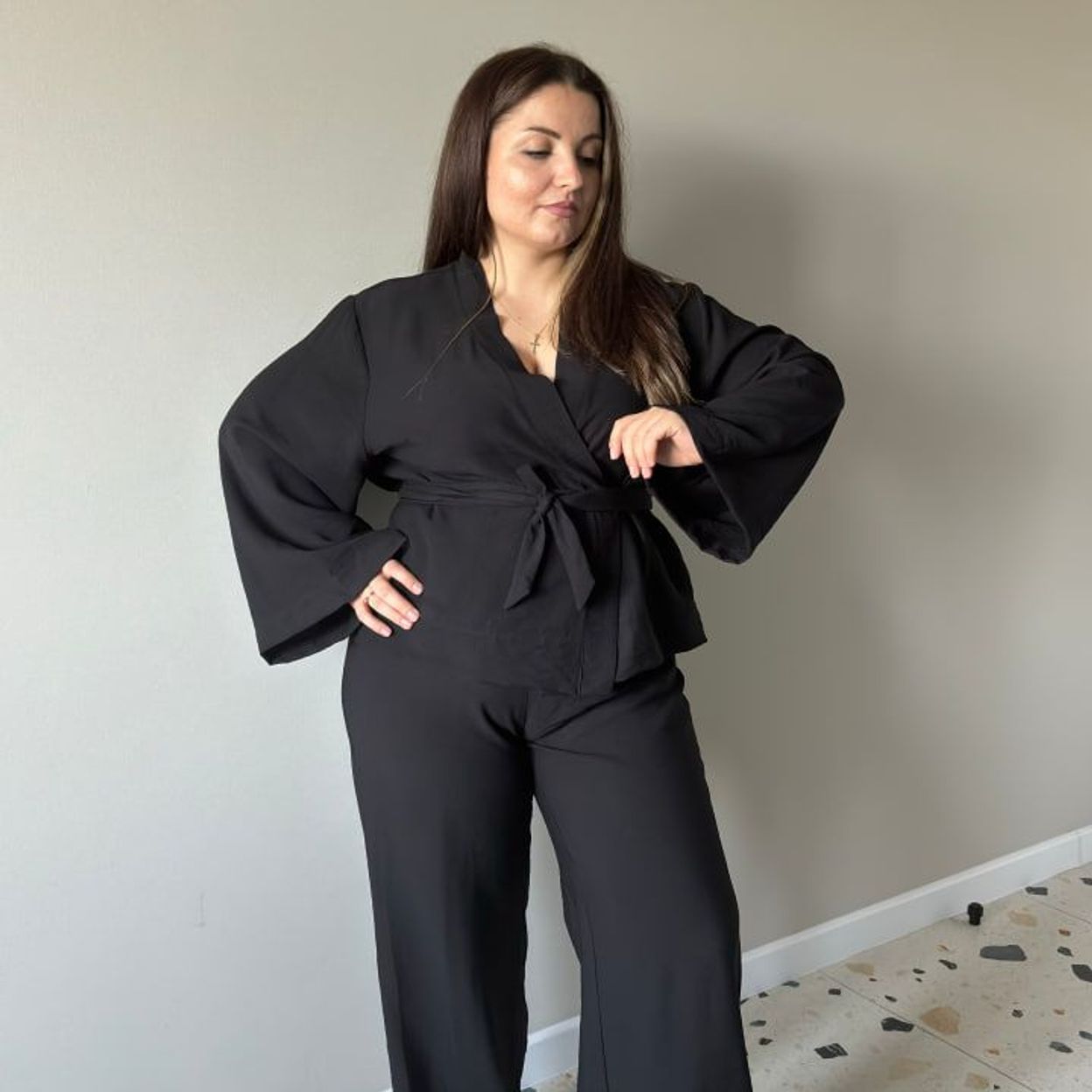 Купить Кимоно чёрное