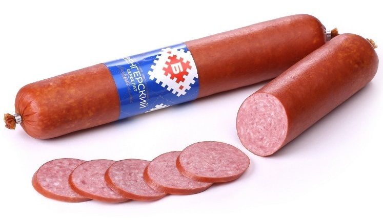 Купить Колбаса варёно-копчёная "Сервелат Венгерский" Брест