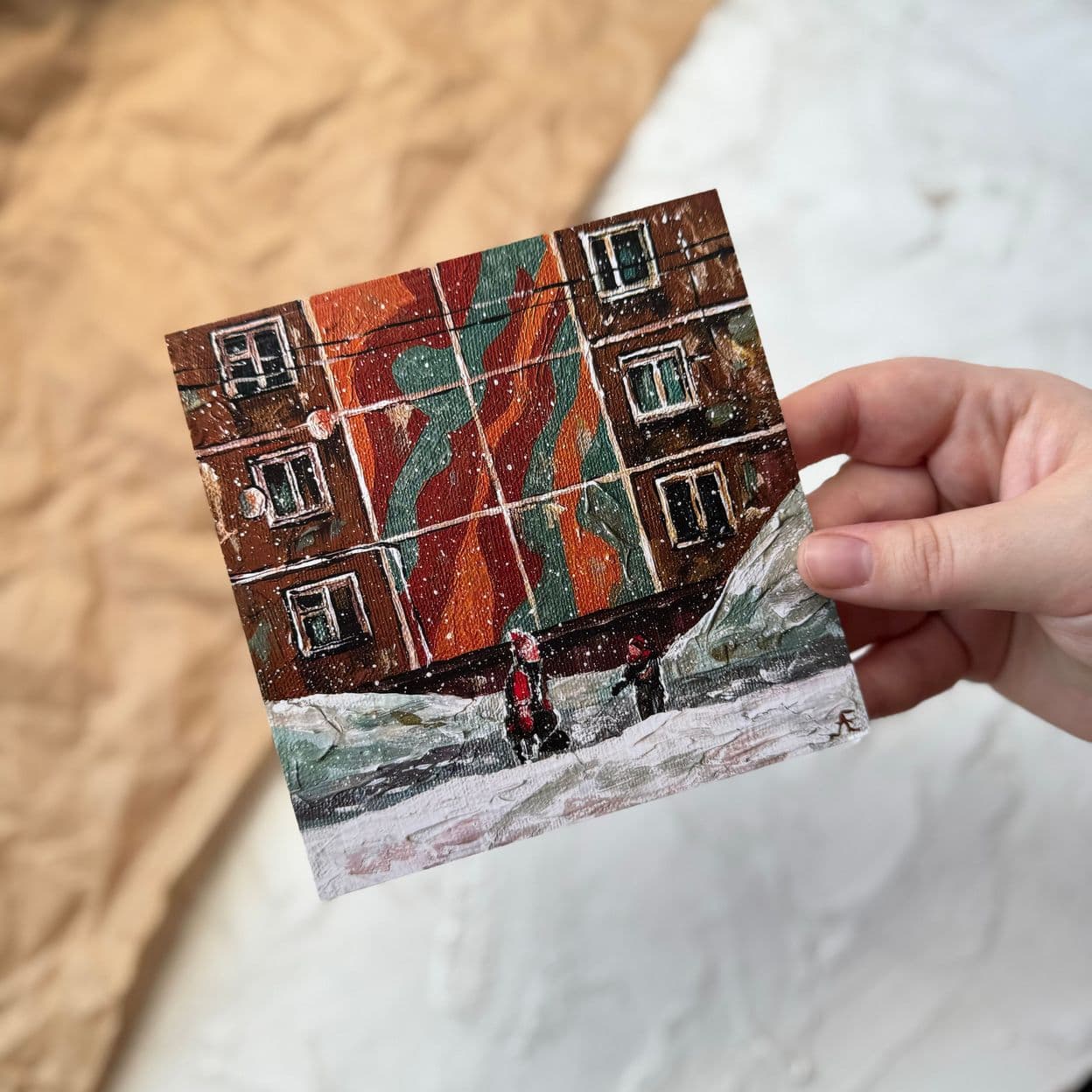 Купить Открытки "Акрил+Масло №1"