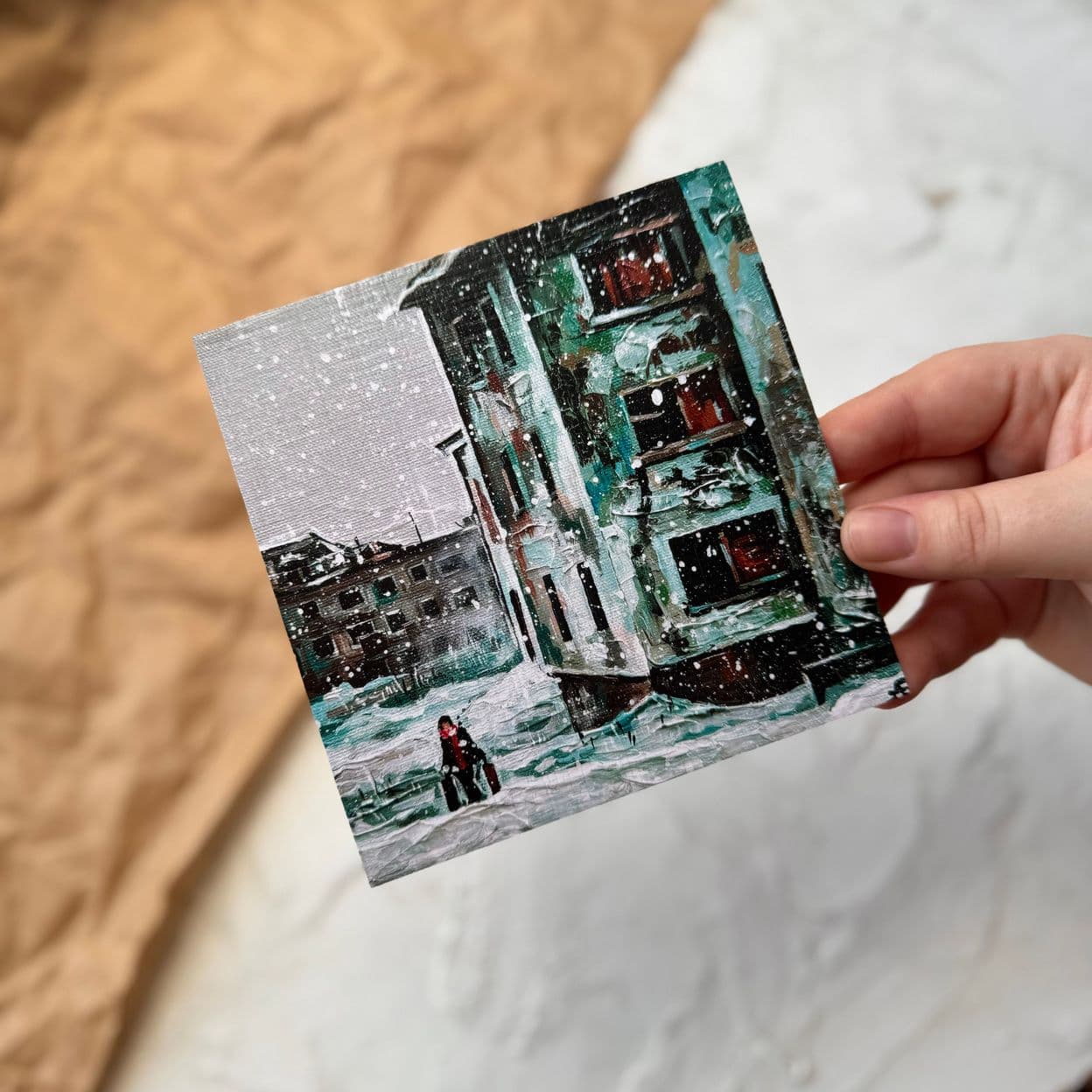 Купить Открытки "Акрил+Масло №1"