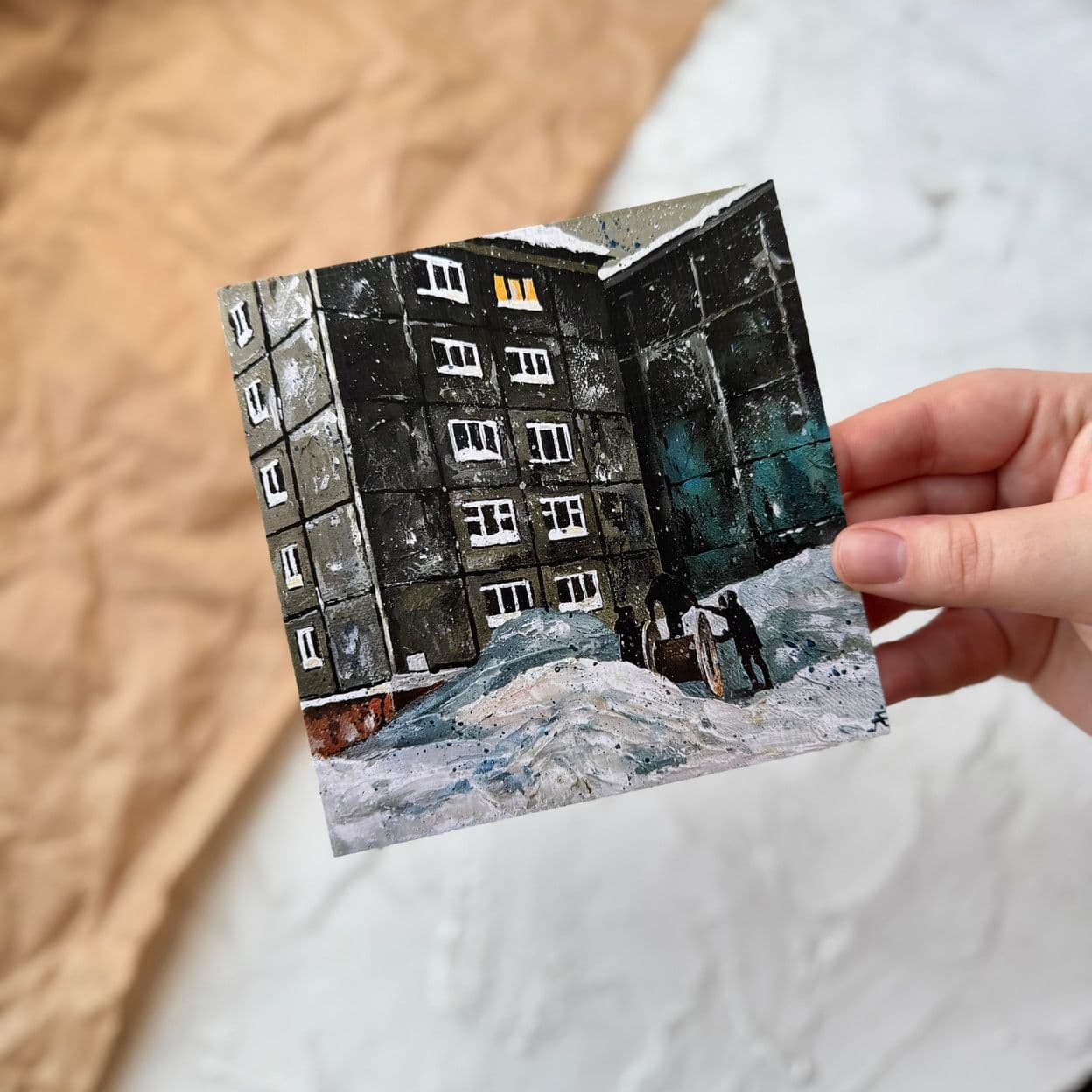 Купить Открытки "Акрил+Масло №1"