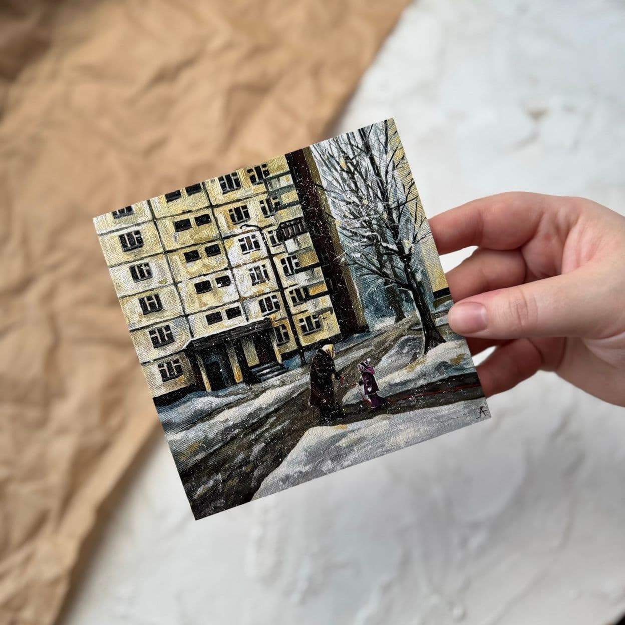 Купить Открытки "Акрил+Масло №1"