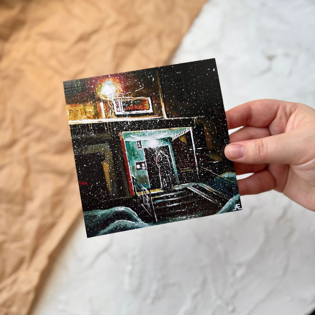 Купить Открытки "Акрил+Масло №1"