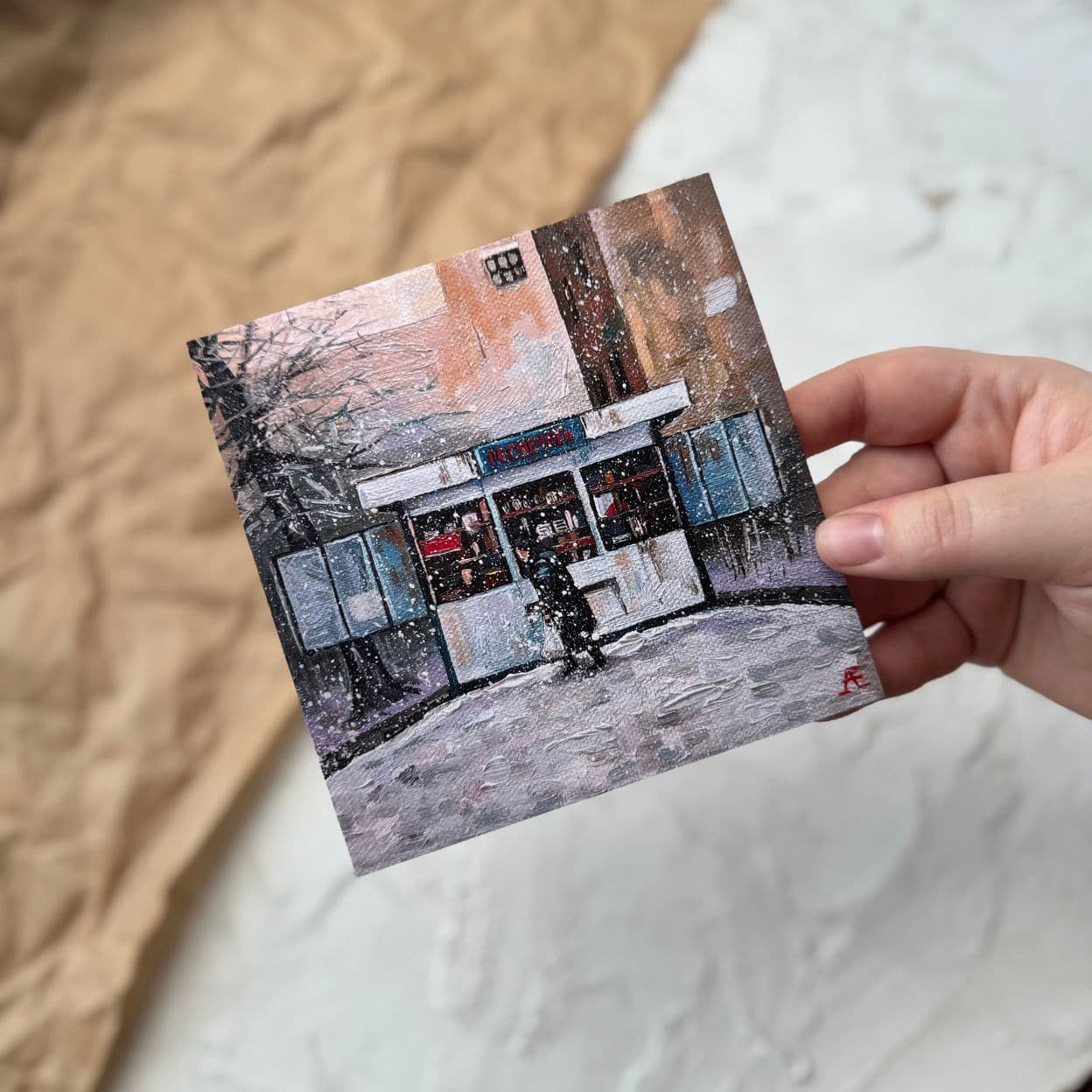 Купить Открытки "Акрил+Масло №1"