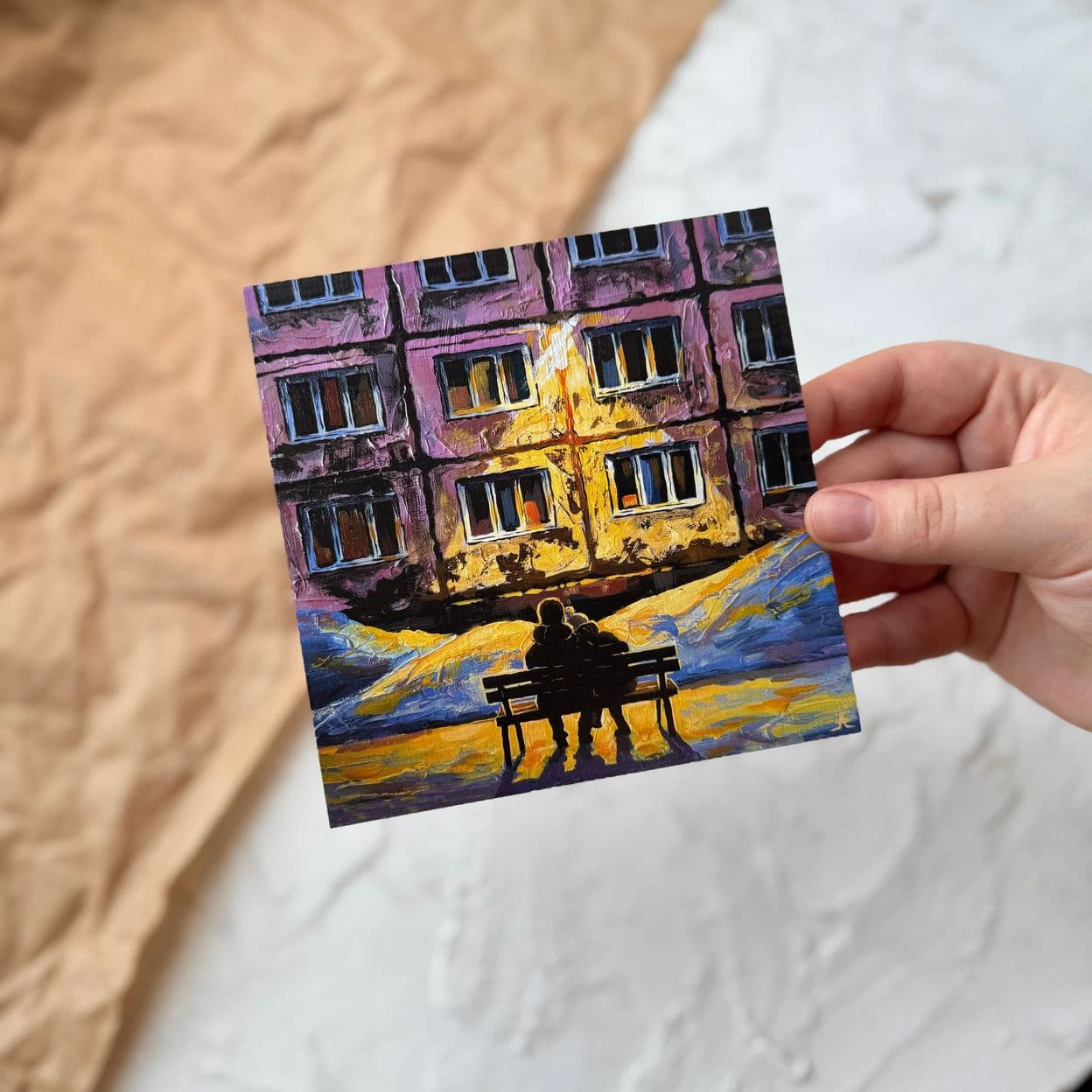 Купить Открытки "Акрил+Масло №1"