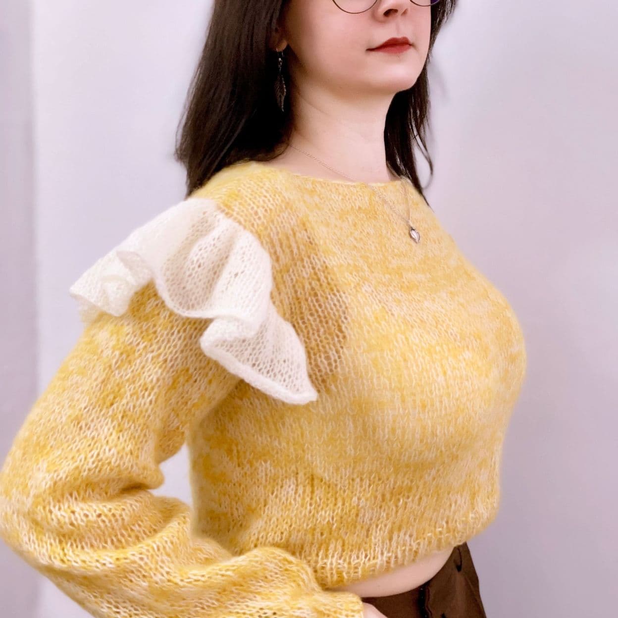 Купить Джемпер с рюшами