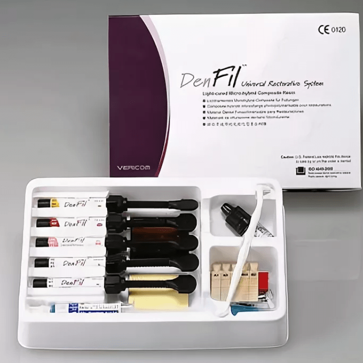 Купить Denfil KIT Стартовый набор 5 х 4 г (A1, A2, A2O, A3, A3,5) - композитный светоотверждаемый материал
