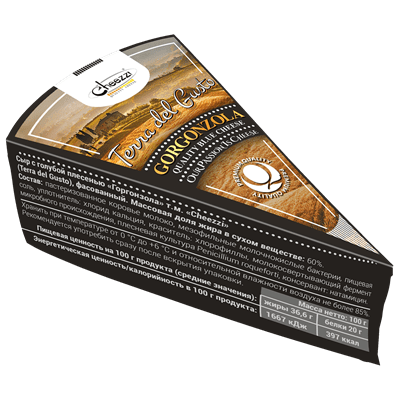 Купить СЫР CHEEZZI TERRA DEL GUSTO ГОРГОНЗОЛА С ГОЛУБОЙ ПЛЕСЕНЬЮ 60% 100 Г. с доставкой на дом . Доставка продуктов Тюмень , доставка продуктов в Тюме