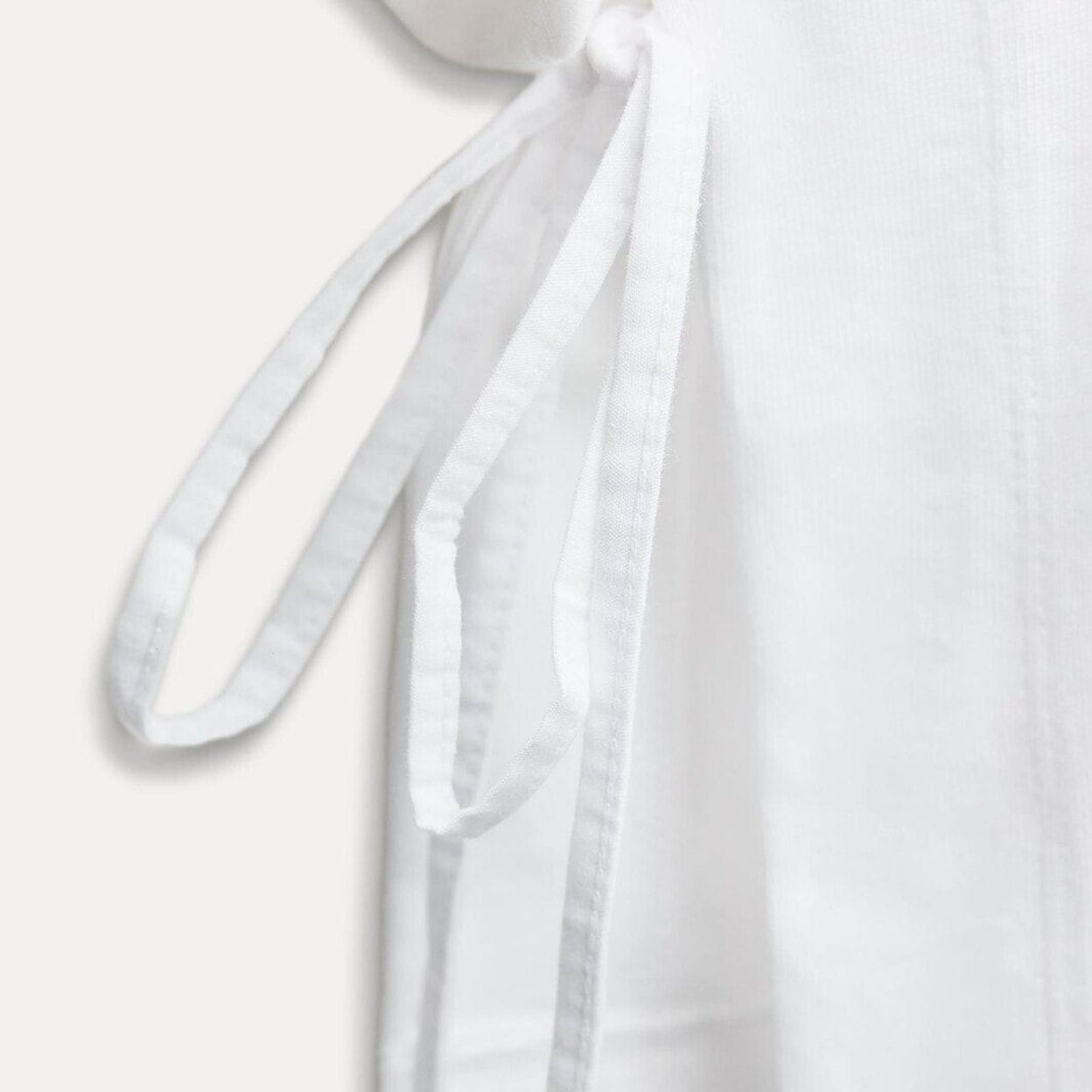 Купить Футболка оверсайз с завязками ZARA 135153092