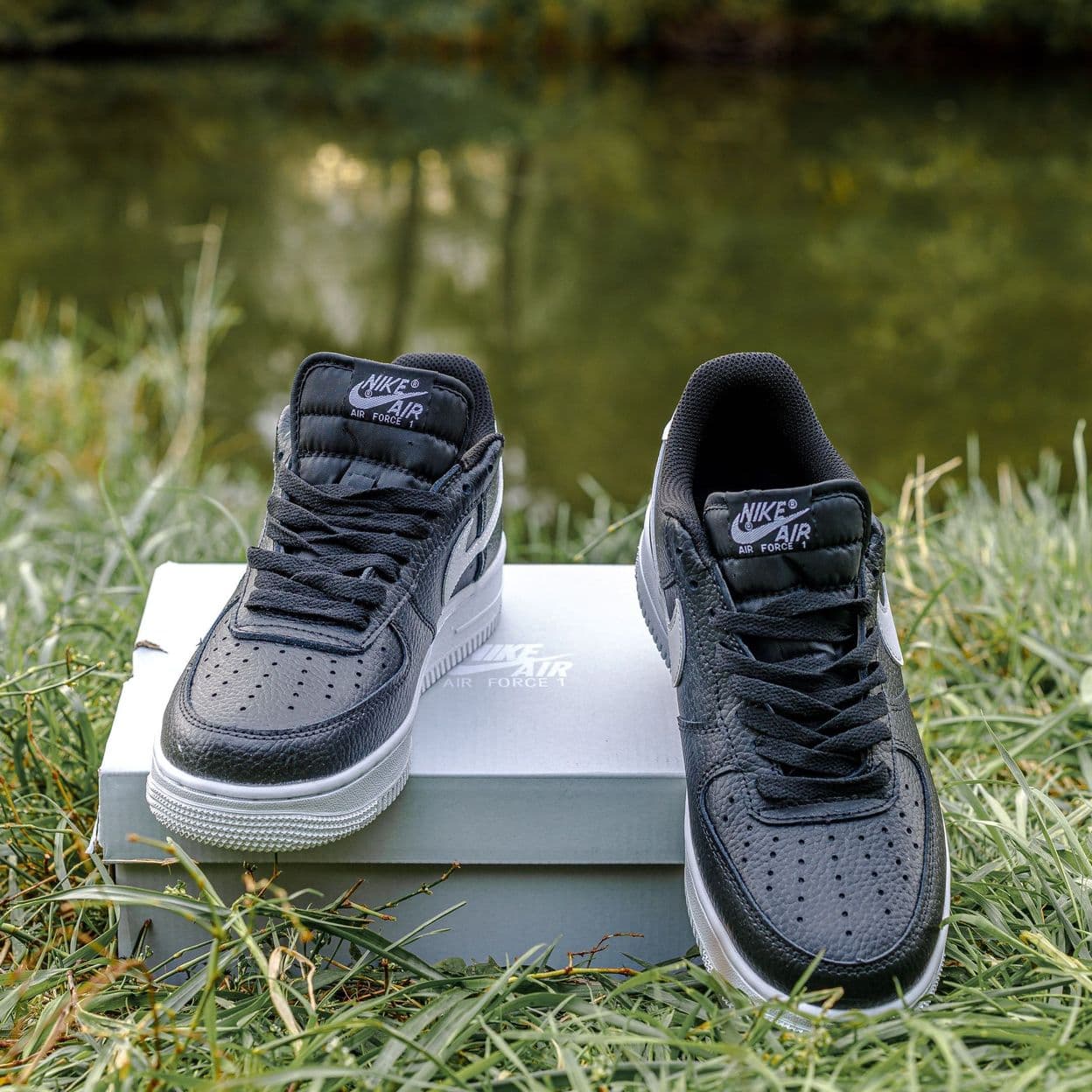 Купить Nike Air Force 1 '07 Black White