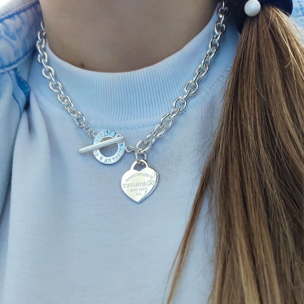 Купить Подвеска колье Tiffany Return to сердце с тогглом