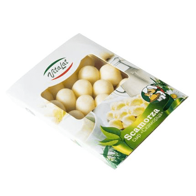 Купить СЫР VITALAT СКАМОРЦА 40% 130 Г. с доставкой на дом . Доставка продуктов Тюмень , доставка продуктов в Тюмени , dostavka-produktov-tyumen , dost