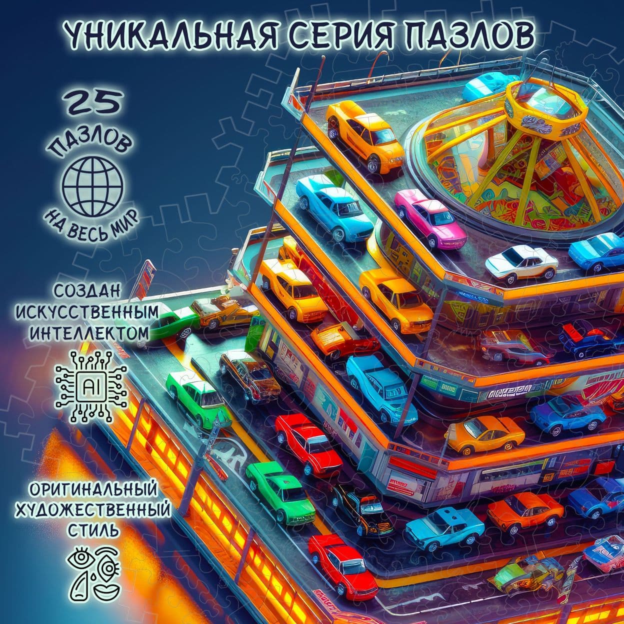Купить Неоновая парковка Hot Parking