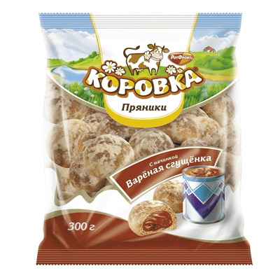 Купить ПРЯНИК РОТ ФРОНТ КОРОВКА ВАРЕНАЯ СГУЩЕНКА 300 Г. доставка продуктов Тюмень . доставка продуктов в Тюмени . доставка фруктов Тюмень . доставка ф