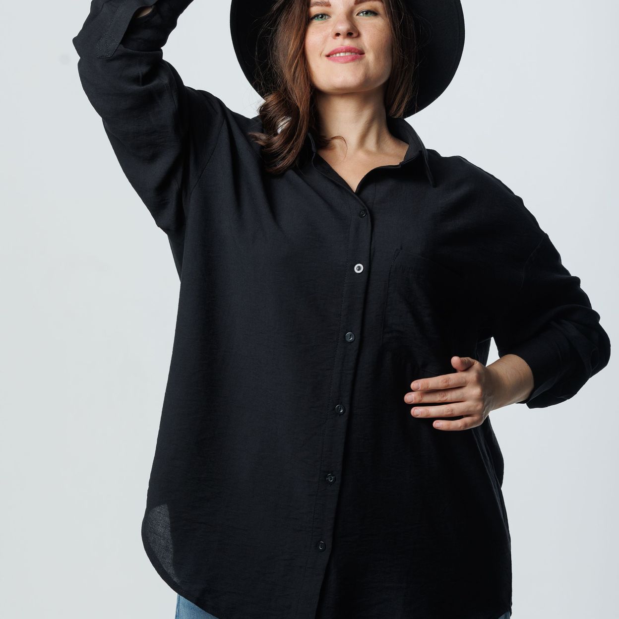 Купить Рубашка оверсайз