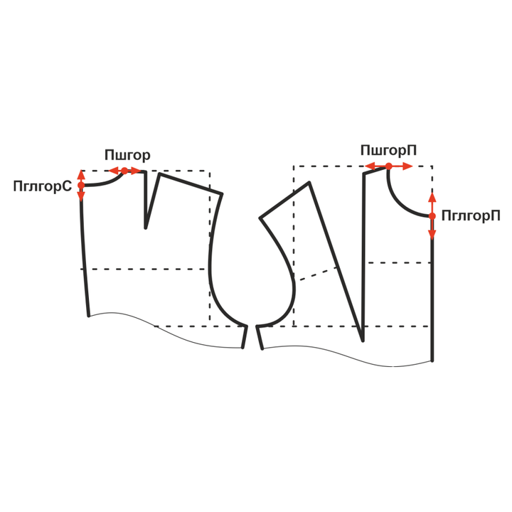 Купить Конструкция основы платья